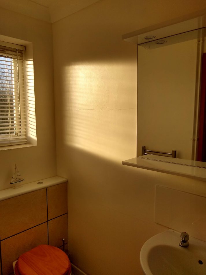 One of the two en-suite shower rooms
