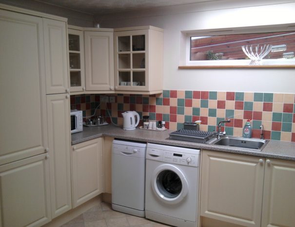 The well-equipped kitchen and appliances